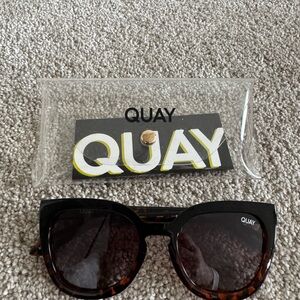 Quay Australia Tortoiseshell Black Gradient Sunglasses